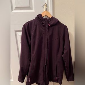 Plum mid weight jacket. Size L